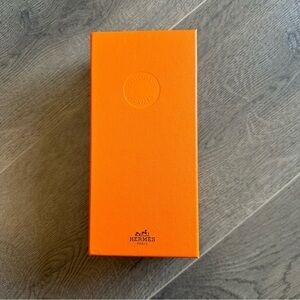 Empty Hermes cologne gift box